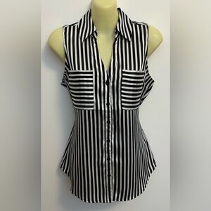 Express Slim Striped Sleeveless Top size XS